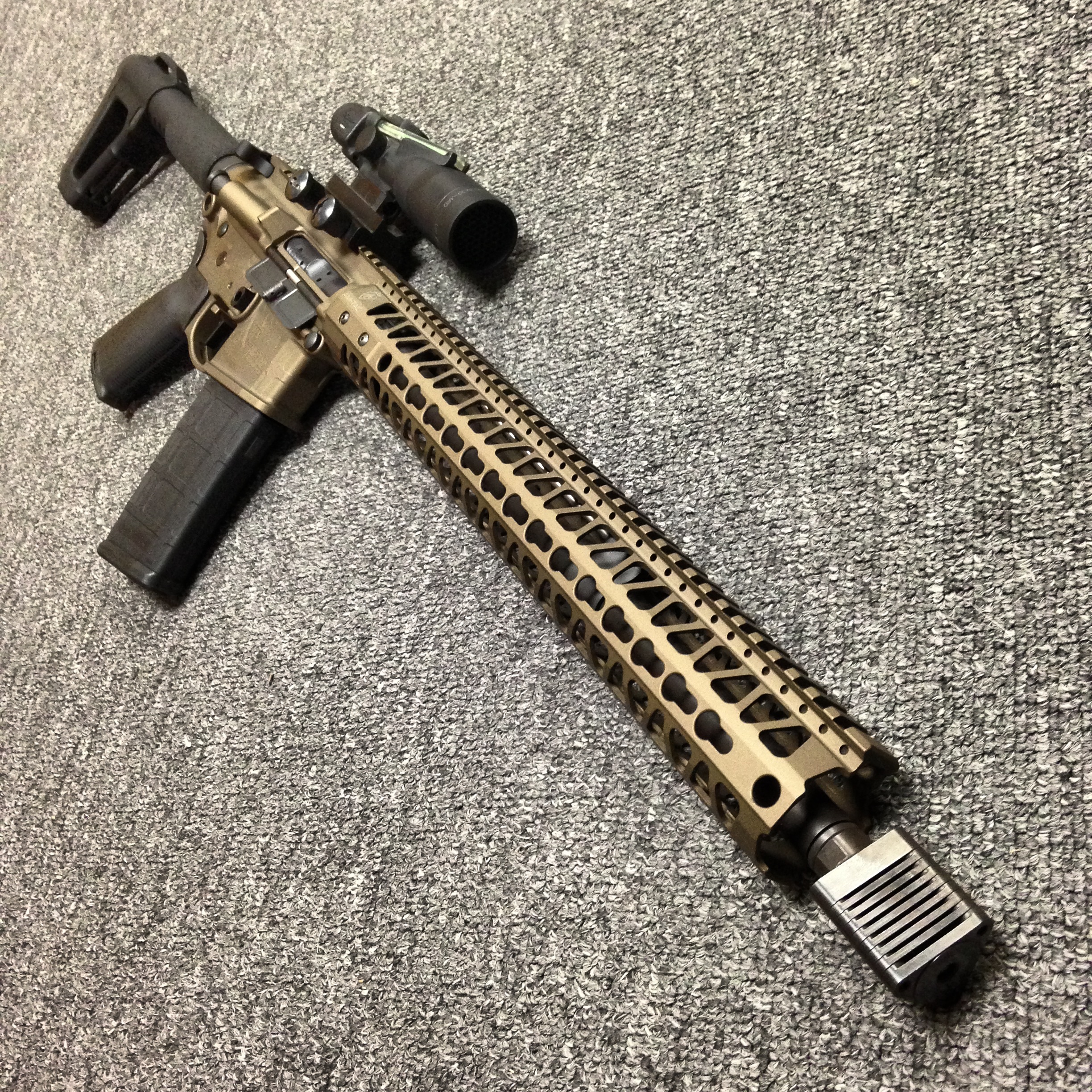 ambush tactical custom burnt